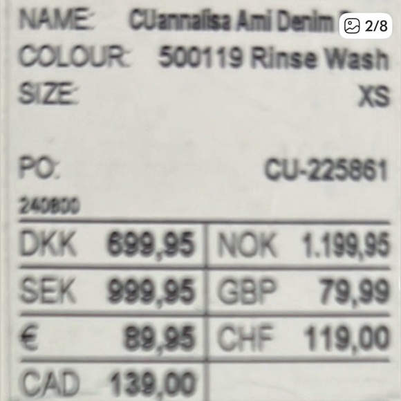 NWT $139 Classic Dark Denim Duster/Coat/Dress - Picture 3 of 13